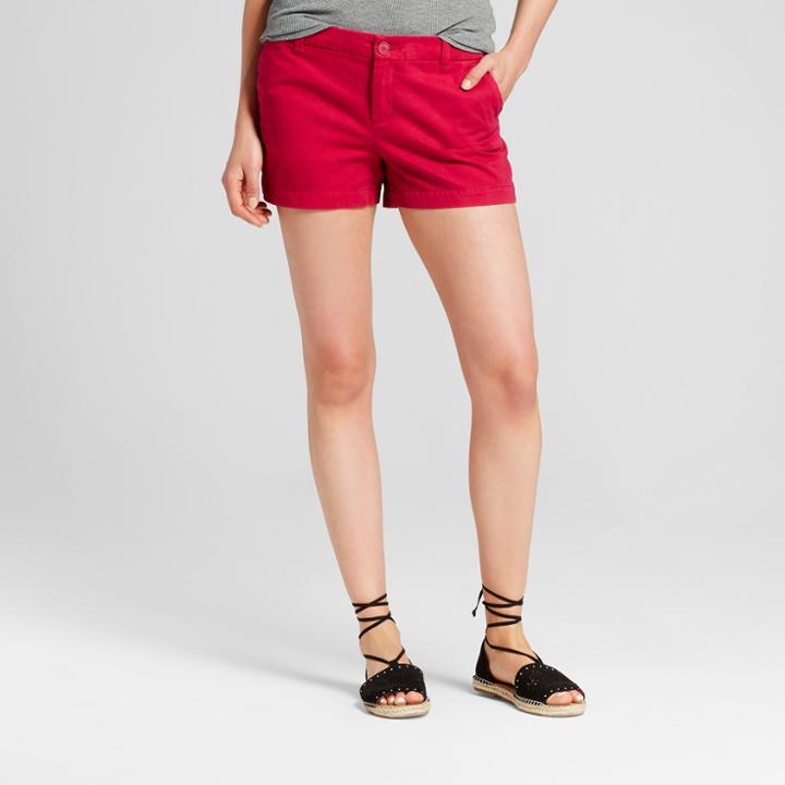 Women's 3 Chino Shorts - Merona Rich
