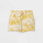 Kids' Shorter-length Tie-dye Shorts - Cat & Jack Yellow