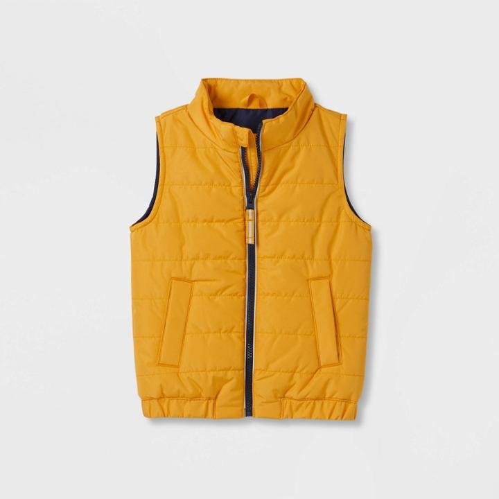 Toddler Puffer Vest - Cat & Jack Yellow