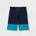 Boys' Shine Mesh Shorts - All In Motion Navy/teal