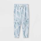 Toddler Boys' Tie-dye Moto Jogger Pants - Cat & Jack Blue