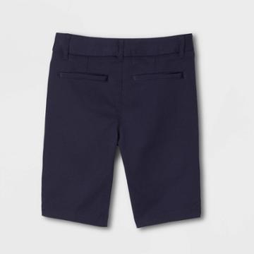 French Toast Girls' Uniform Chino Shorts - Navy