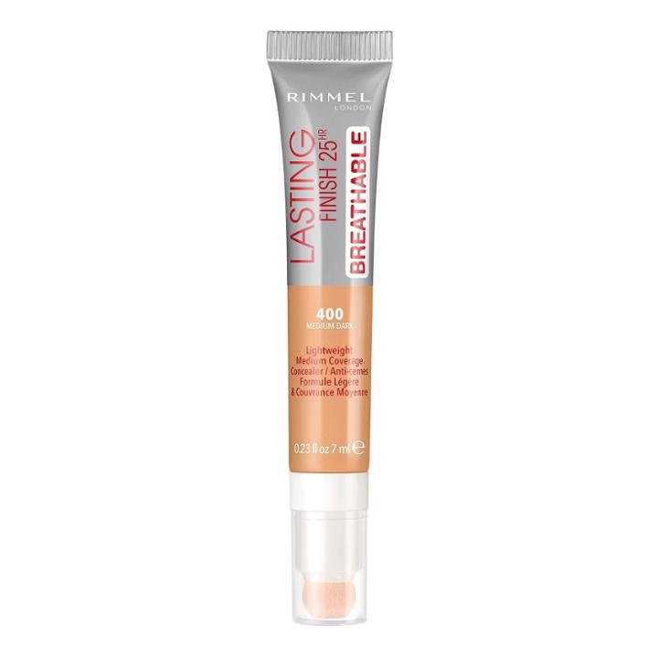 Rimmel Lasting Finish Breathable Concealer 400 Medium Dark -0.23 Fl Oz