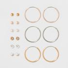 Multi With Ccb And Hoop Earring Set 9ct - Wild Fable,