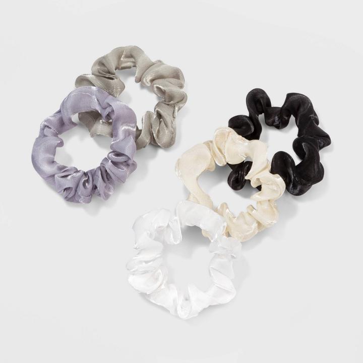 Organza Mini Hair Twister Set 5pc - A New Day Black/white
