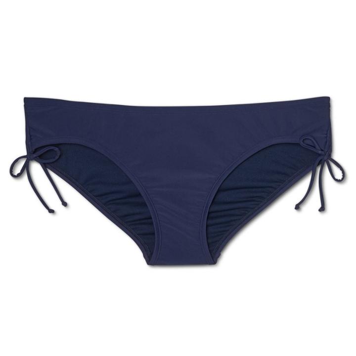 Maternity Side-tie Brief Swim Bottom - Isabel Maternity By Ingrid & Isabel Navy Blue