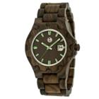 Earth Wood Men's Gila Eco - Friendly Sustainable Wood Bracelet Watch - Dark Brown, Dark Oak