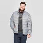 Men's Standard Fit Puffer Jacket - Goodfellow & Co Gray