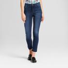 Women's Modern Fit High Rise Released Hem Skinny Jeans -crafted By Lee Dark Wash