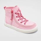 Girls' Billy Footwear Zipper High Top Apparel Sneakers - Pink