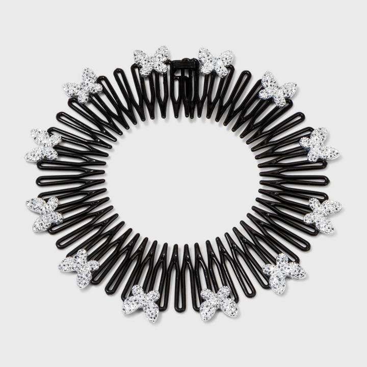 Butterfly Icons Stretch Comb - Wild Fable Black