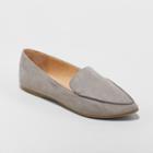 Women's Micah Pointy Toe Loafers - A New Day Gray