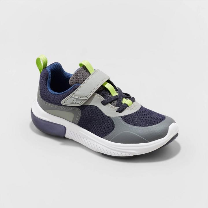 Kids' Sage Performance Sneakers - All In Motion Gray/navy