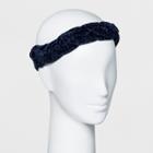 Women's Chenille Braided Headband - Who What Wear Blue