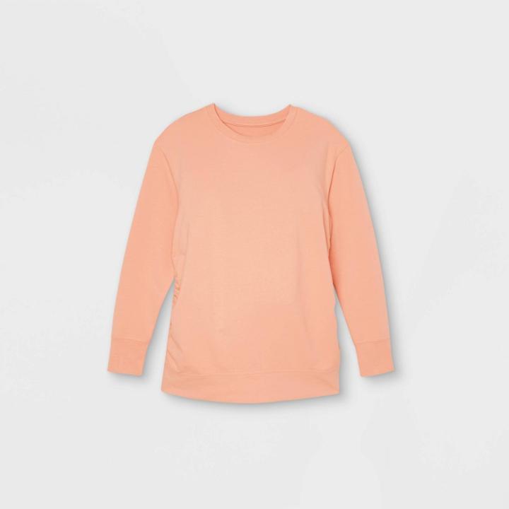 Maternity Match Back Sweatshirt - Isabel Maternity By Ingrid & Isabel Orange