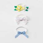 Baby Girls' 3pk Headwrap - Cat & Jack Blue/white