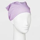 Gingham Patterned Headscarf - Wild Fable Purple