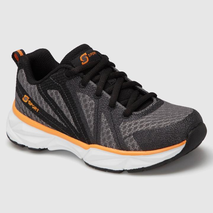 Boys' S Sport By Skechers Ixnay Athletic Shoes - Orange/white 1, Black White Orange