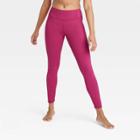 Women's Simplicity Mid-rise Leggings - All In Motion Cranberry