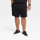 Men's Big & Tall 8.5 Knit Cargo Shorts - Goodfellow & Co Black
