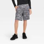 Boys' Basketball Camo Print Shorts - All In Motion Gray Xs, Boy's, Gray Green