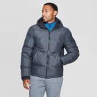 Men's Puffer Jacket - C9 Champion Charcoal Gray S, Size: Small, Grey Gray