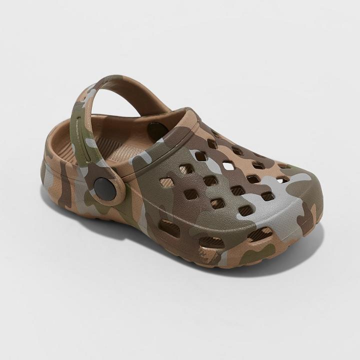 Toddler Boys' Hector Clogs - Cat & Jack Camo