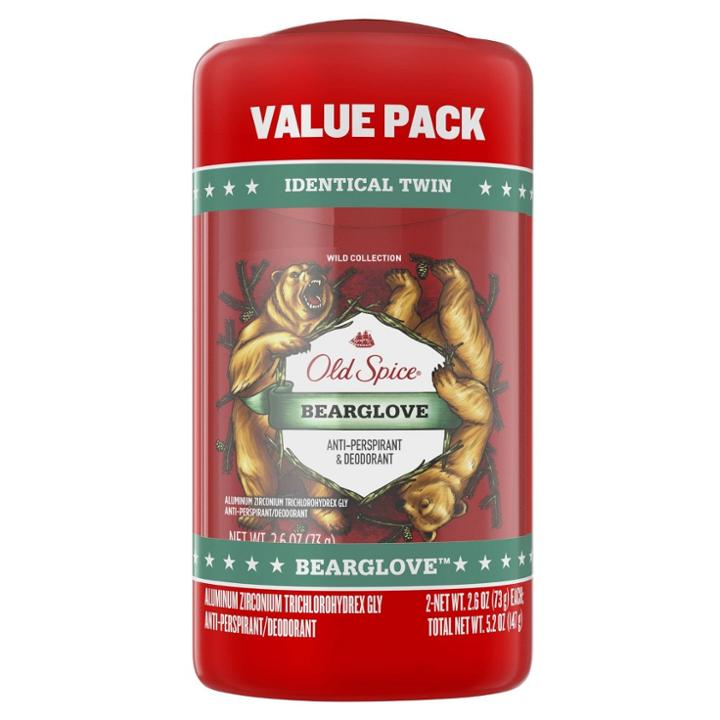 Old Spice Wild Bearglove Scent Invisible Solid Antiperspirant And Deodorant For Men