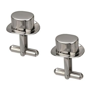 Men's Hasbro Monopoly Top Hat Cuff Links, Stainless