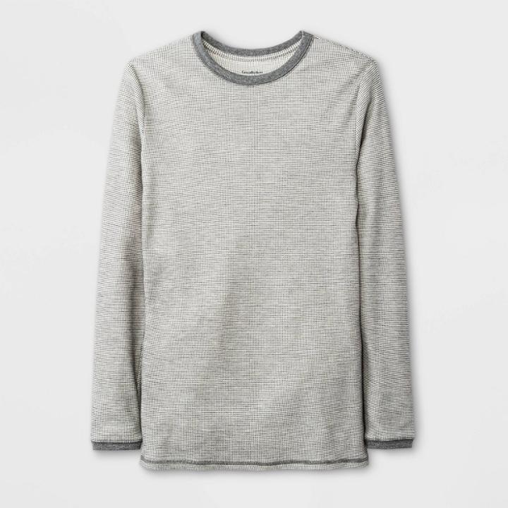 Men's Long Sleeve Thermal Undershirt - Goodfellow & Co Gray