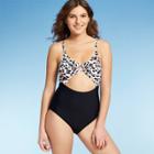 Women's Keyhole One Piece Swimsuit - Sea Angel White