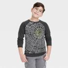 Plusboys' Halloween Long Sleeve Graphic T-shirt - Cat & Jack Gray/white