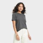 Women's Short Sleeve T-shirt - Universal Thread Gray