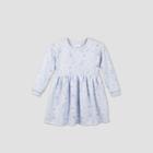 Disney Toddler Girls' Cinderella Fleece Long Sleeve Dress - Blue