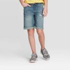 Boys' Destructed Jean Shorts - Art Class Medium Vintage Wash Xs, Boy's, Blue