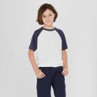 Petiteboys' Short Sleeve T-shirt - Cat & Jack Navy/white Xs, Boy's, Blue/white