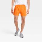 Men's Lined Run Shorts 5 - All In Motion Orange