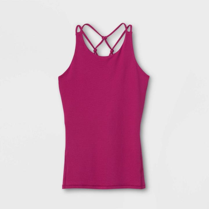 Girls' Racerback Tank Top - All In Motion Dark Purple