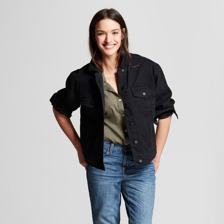 Women's Denim Jacket - Universal Thread Black Wash