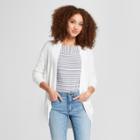 Women's Cocoon Cardigan - A New Day White