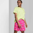Men's 7 Swim Trunks - Original Use Tropical Pink