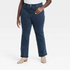 Women's Plus Size High-rise Vintage Bootcut Jeans - Universal Thread Dark Blue
