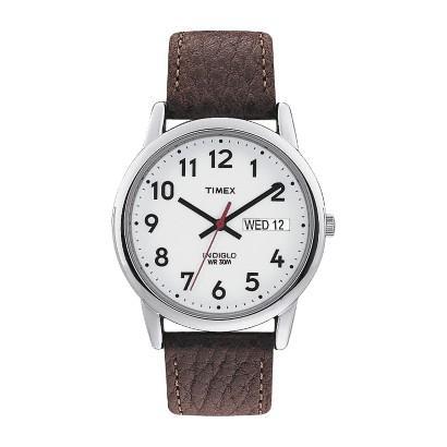 Men's Timex Easy Reader Watch - Brown/silver