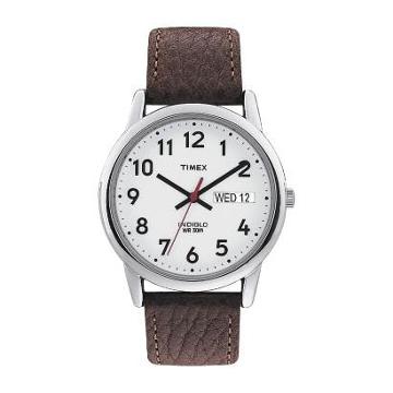 Men's Timex Easy Reader Watch - Brown/silver