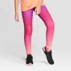Girls' Sunset Ombre Printed Performance Leggings - C9 Champion Pink