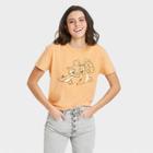 Disney Women's Chip 'n' Dale Short Sleeve Graphic T-shirt - Orange