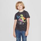 Boys' Short Sleeve Dino Graphic T-shirt - Cat & Jack Black