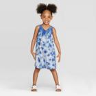Toddler Girls' Tie Dye Sundress - Art Class Blue