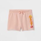 Girls' Sailor Moon Dreamy Fleece Pull-on Shorts - Pink