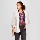 Women's Cable Open Cardigan - Universal Thread Oatmeal